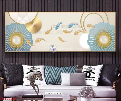 File in trần File tranh bộ hiện đại FT122242 (bản gốc) đại dương