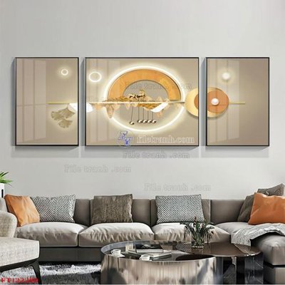 File in trần File tranh bộ hiện đại FT122289 (file gốc) phong thủy