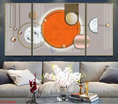 Tải file File tranh bộ hiện đại FT122300 (gốc) in tranh tráng gương