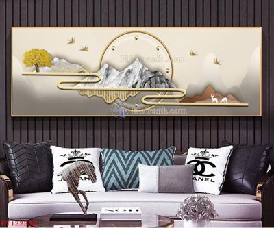 Ảnh gốc File tranh bộ hiện đại FT122330 (siêu chi tiết) để in ấn