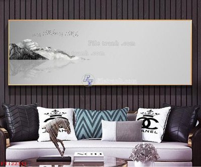 File gốc File tranh bộ hiện đại FT122331 (in mica) làm bảng hiệu