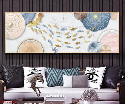 Ảnh gốc File tranh bộ hiện đại FT122344 (nét căng) in mica