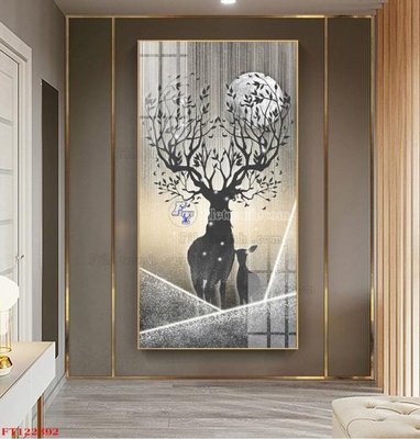 File gốc File tranh bộ hiện đại FT122392 (cho in UV) siêu nét