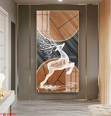 Hình ảnh file gốc File tranh bộ hiện đại FT122404 cho in UV