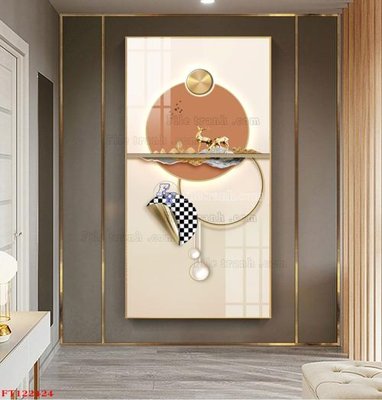 Tải file gốc File tranh bộ hiện đại FT122424 dùng cho in ấn