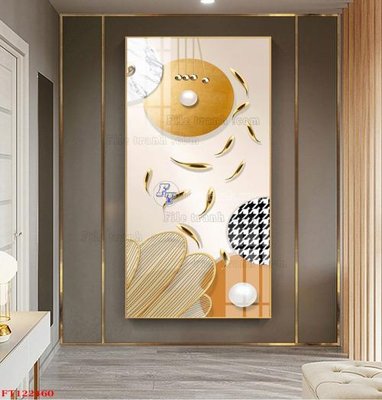 File gốc File tranh bộ hiện đại FT122460 (cho in UV) siêu nét