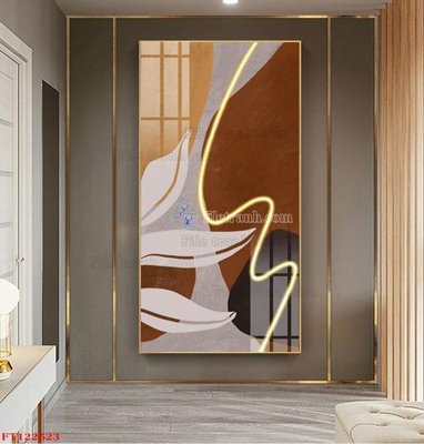 Download file gốc File tranh bộ hiện đại FT122523 (in mica) trong suốt