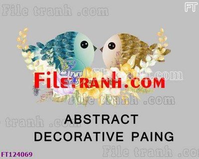 Tải file PSD File tranh bộ hiện đại FT124069 (nguyên layer) để in