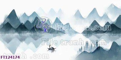 File gốc File tranh bộ hiện đại FT124174 (trang trí) phòng ngủ