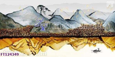 Tải file PSD File tranh bộ hiện đại FT124349 (nguyên layer) để in