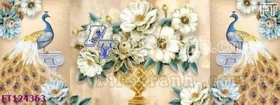 File gốc File tranh bộ hiện đại FT124363 (in lụa) chi tiết cao