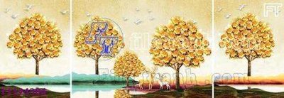 File ảnh File tranh bộ hiện đại FT124384 (gốc) in decal dán tường