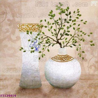 File tranh File tranh bộ hiện đại FT124414 (file gốc) chủ đề phong thủy