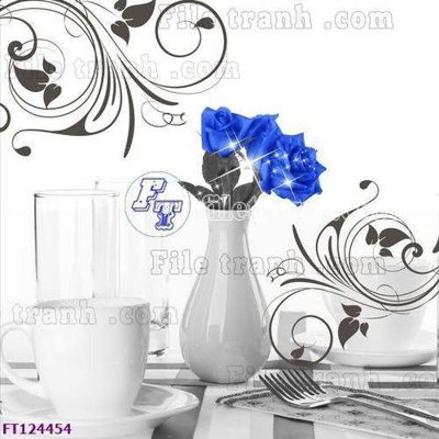 File in trần File tranh bộ hiện đại FT124454 (bản gốc) mây trời