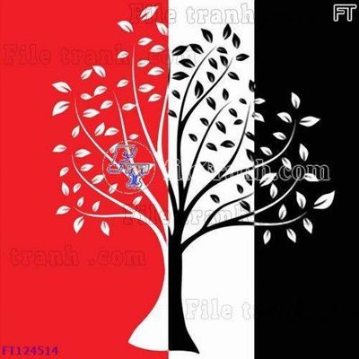 File ảnh gốc File tranh bộ hiện đại FT124514 (chuyên in mica)