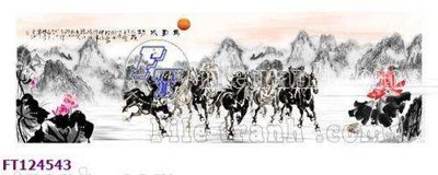 Tải file gốc in lụa File tranh bộ hiện đại FT124543 siêu nét