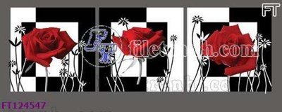 File tranh in tráng gương File tranh bộ hiện đại FT124547 (siêu nét)