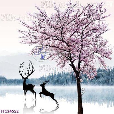 Tải file gốc File tranh bộ hiện đại FT124552 (để in lụa)