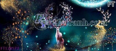 File tranh File tranh bộ hiện đại FT124572 (bản gốc) treo quán cafe