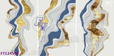 File ảnh File tranh bộ hiện đại FT124590 (gốc) dùng in Pano