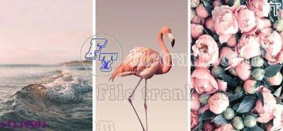 File in trần File tranh bộ hiện đại FT124592 (file gốc) hoa văn 3D