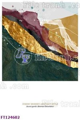 File tranh File tranh bộ hiện đại FT124602 (file gốc) chuẩn màu in