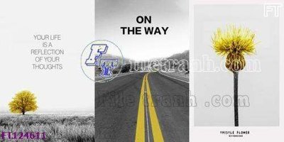 File tranh File tranh bộ hiện đại FT124611 (gốc) chủ đề thiên nhiên