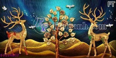 Tải file PSD File tranh bộ hiện đại FT124637 (nguyên layer) để in