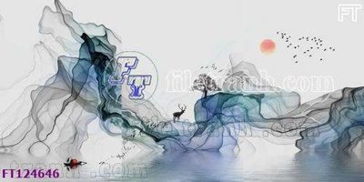 Tải về hình ảnh gốc File tranh bộ hiện đại FT124646 sắc nét