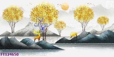 File tranh gốc File tranh bộ hiện đại FT124650 (bản quyền) độc đáo