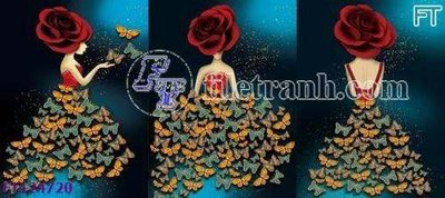 File tranh gốc File tranh bộ hiện đại FT124720 (bản đẹp) độc quyền