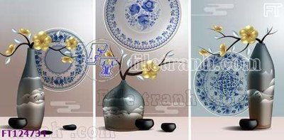 File gốc File tranh bộ hiện đại FT124734 (in 3D) nghệ thuật