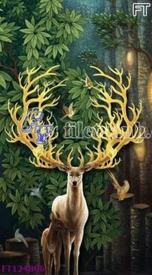 File ảnh File tranh bộ hiện đại FT124806 (gốc) trang trí khách sạn