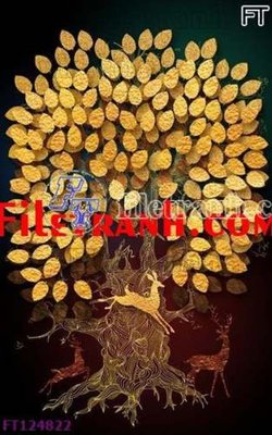 File tranh File tranh bộ hiện đại FT124822 (gốc) chủ đề động vật