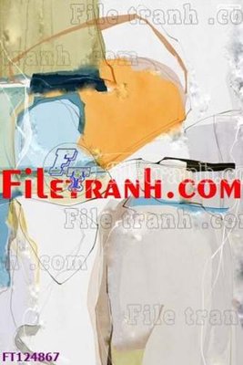 Download file gốc File tranh bộ hiện đại FT124867 (in lụa) hoa lá