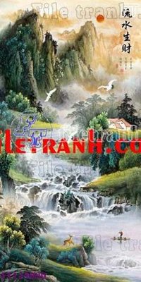 File tranh File tranh bộ hiện đại FT124890 (bản gốc) in lụa 3D