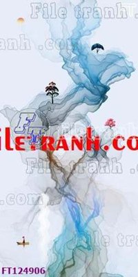 File gốc File tranh bộ hiện đại FT124906 (in mica) trang trí