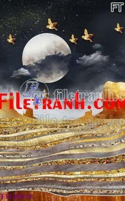 File gốc File tranh bộ hiện đại FT124918 (thiết kế) độc quyền