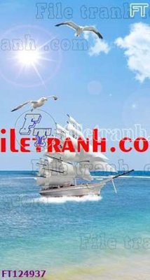 File tranh in trần 3D File tranh bộ hiện đại FT124937 (ảnh gốc)