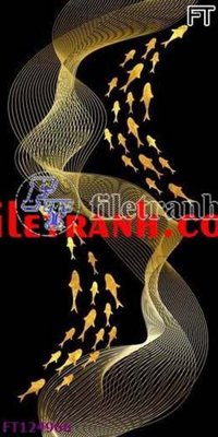 File in mica File tranh bộ hiện đại FT124966 (bản gốc) sắc sảo