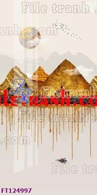 File ảnh File tranh bộ hiện đại FT124997 (gốc) trang trí khách sạn