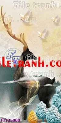 File ảnh gốc File tranh bộ hiện đại FT125000 không vỡ nét