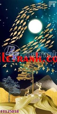 Download file gốc File tranh bộ hiện đại FT125018 (in mica) trong suốt