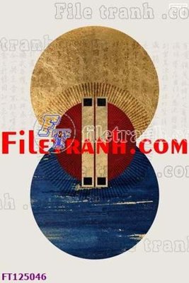 File tranh in mica File tranh bộ hiện đại FT125046 (độ phân giải cao)