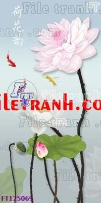 File in trần File tranh bộ hiện đại FT125069 (bản gốc) 5D