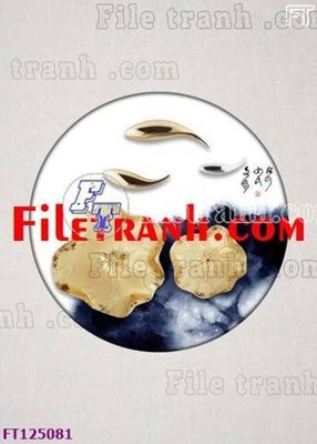 File tranh File tranh bộ hiện đại FT125081 (bản gốc) in lụa 5D