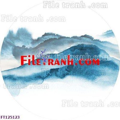 File in trần File tranh bộ hiện đại FT125123 (bản gốc) hoa văn