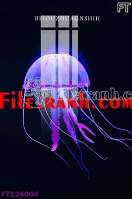 File gốc File tranh bộ hiện đại FT126004 (in lụa) họa tiết 3D