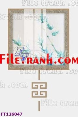 File gốc File tranh bộ hiện đại FT126047 (in mica) cắt laser