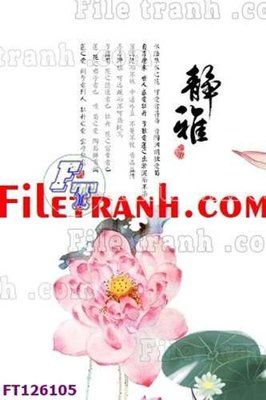 Hình ảnh file gốc in lụa File tranh bộ hiện đại FT126105
